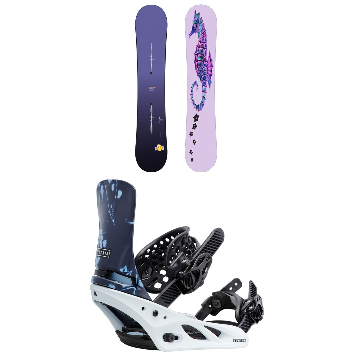 Burton Blossom Snowboard + Lexa X Snowboard Bindings - Women's 2027