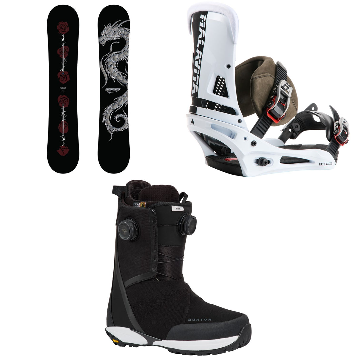 Burton Blossom Snowboard + Malavita X Snowboard Binding + Waverange X Snowboard Boots 2027
