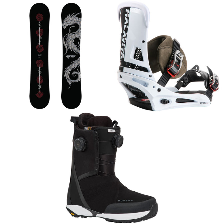 Burton Blossom Snowboard + Malavita X Snowboard Binding + Waverange X Snowboard Boots 2027