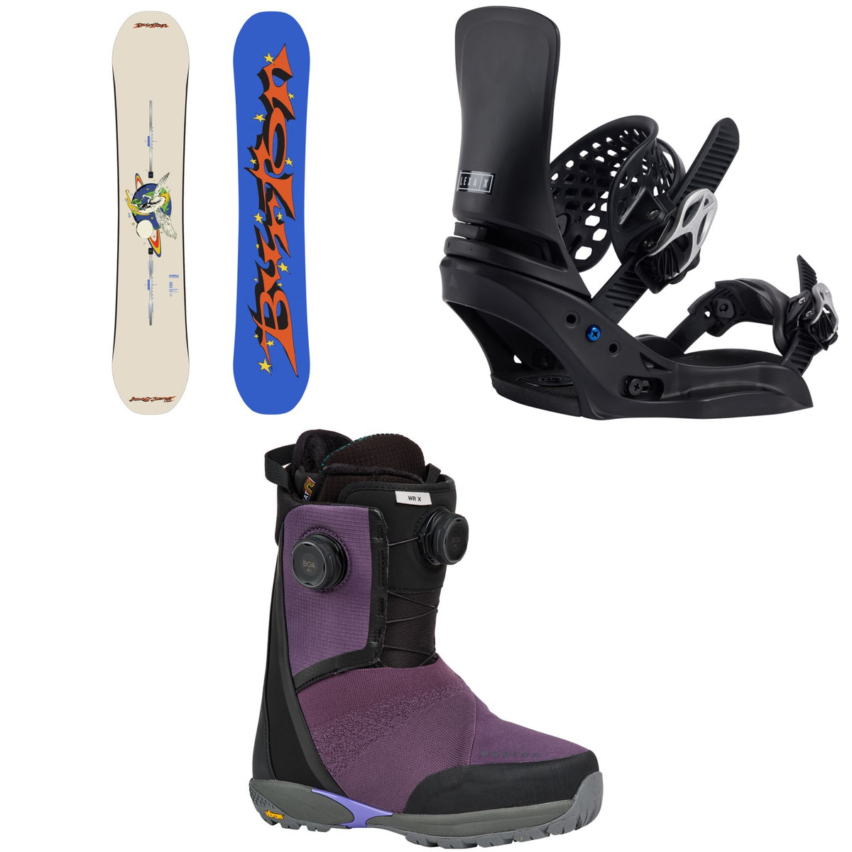 Burton Talent Scout Snowboard + Lexa X EST Snowboard Bindings + Waverange X Snowboard Boots - Women's 2027