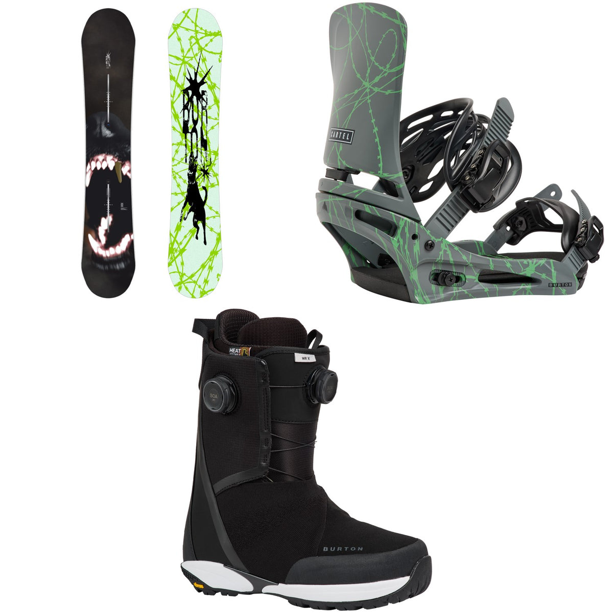 Burton Process Snowboard + Cartel Snowboard Bindings + Waverange X Snowboard Boots 2027