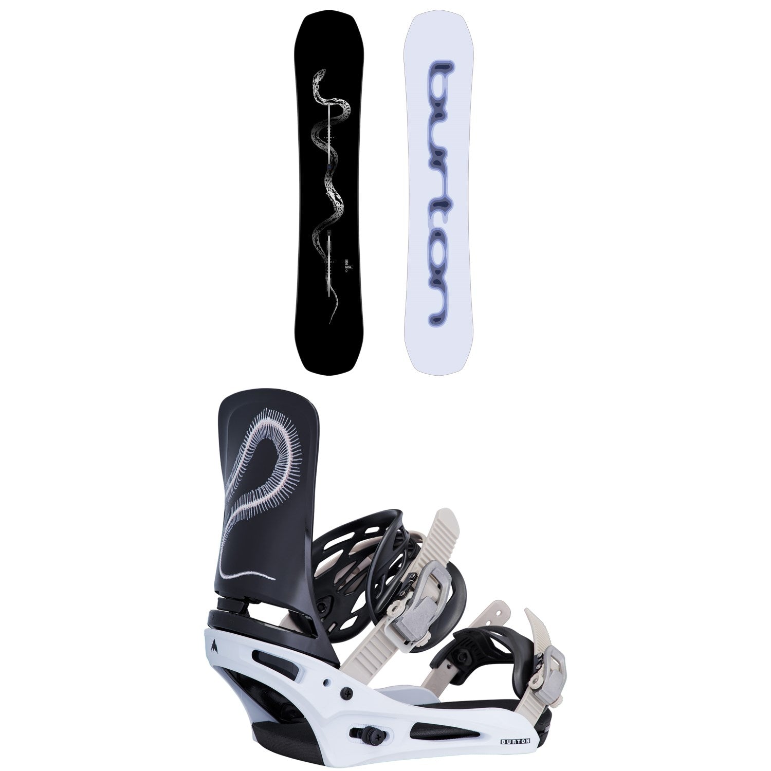 Burton Spellbinder Snowboard + Cartel Snowboard Bindings 2027 – evo