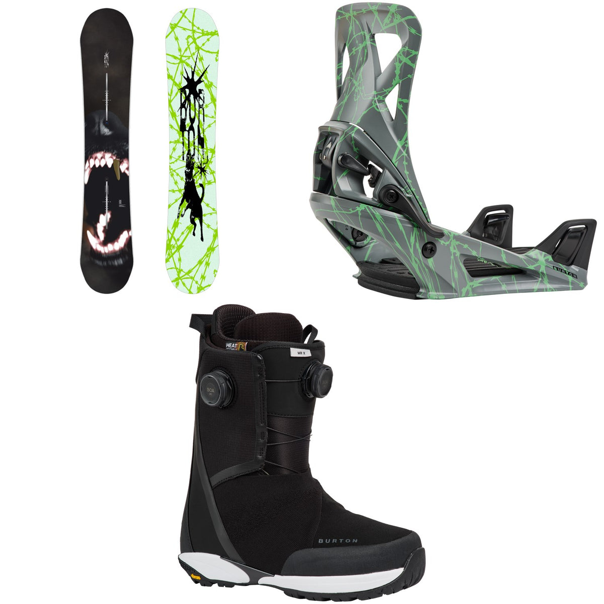 Burton Process Snowboard + Step On Snowboard Bindings + Waverange X Snowboard Boots 2027