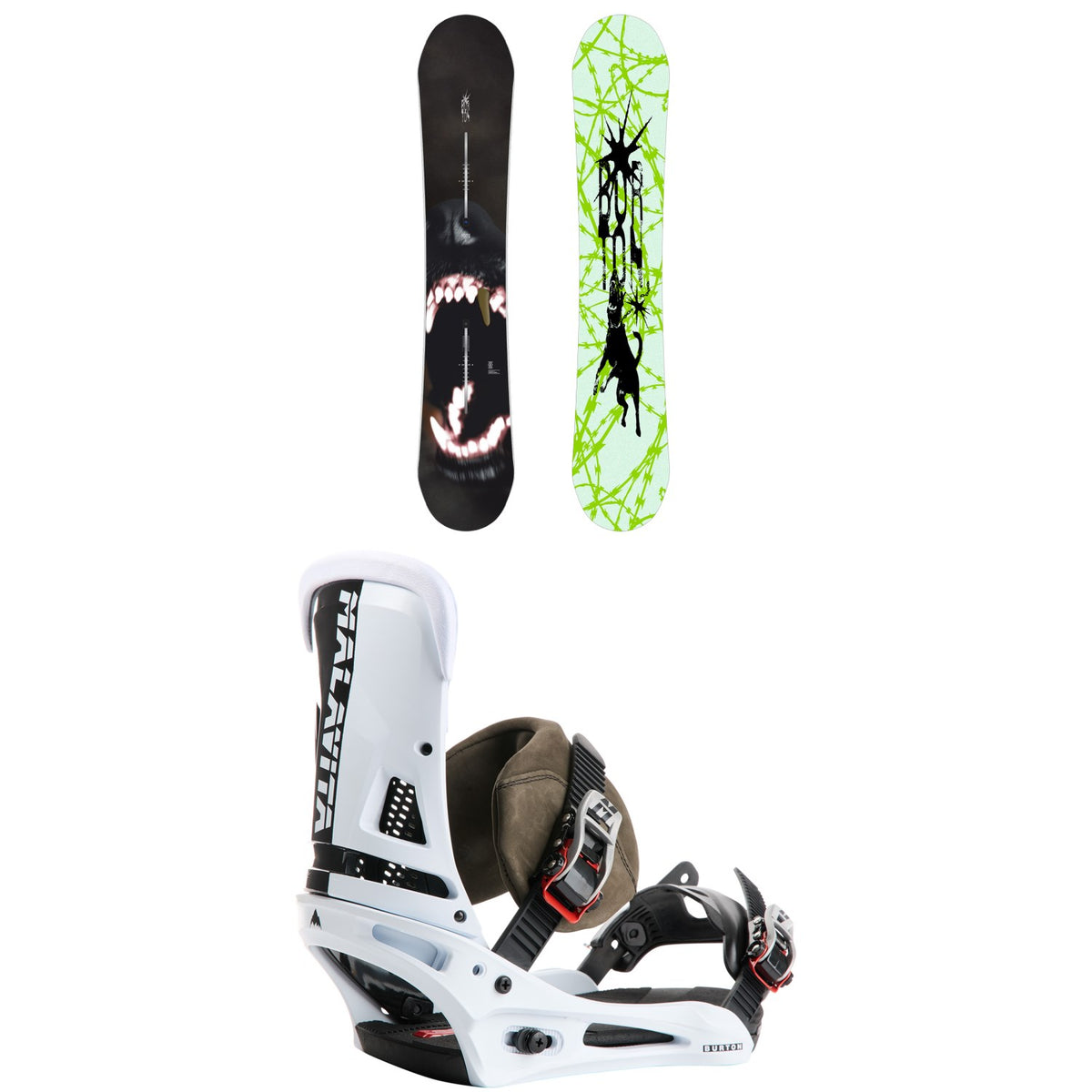Burton Process Snowboard + Malavita X Snowboard Binding 2027