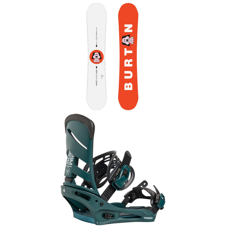 Burton Process Flying V Snowboard + Mission Snowboard Bindings 2027