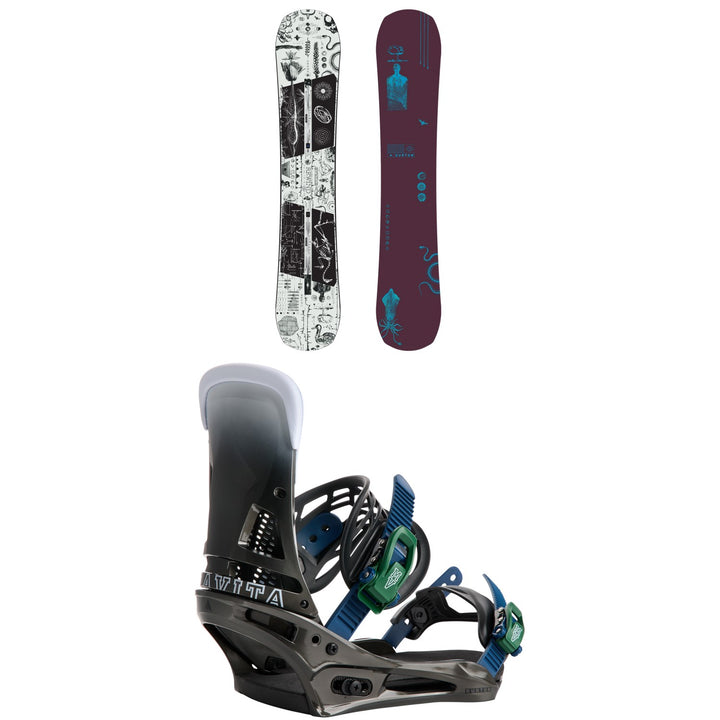 Burton Rewind Snowboard + Malavita Snowboard Binding 2027