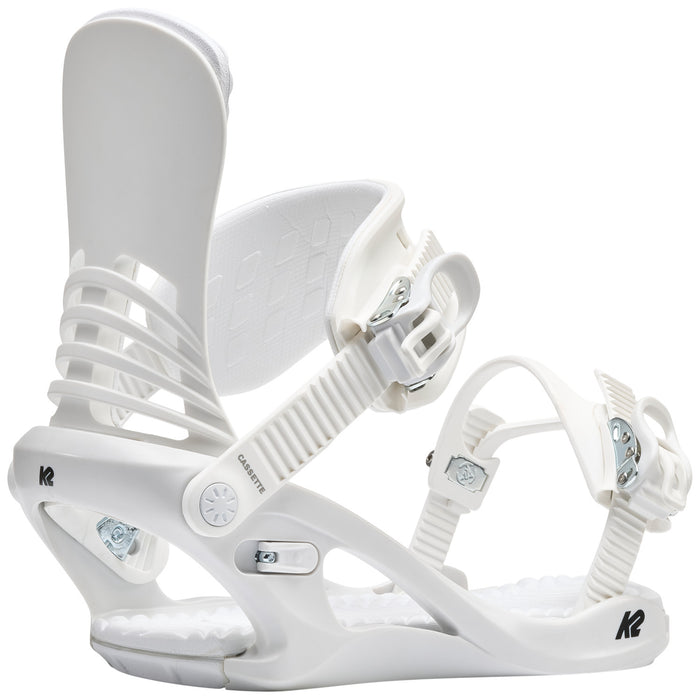 K2 Cassette Snowboard Bindings - Women's 2027 White