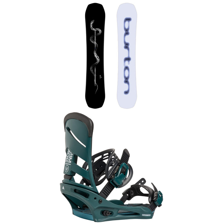 Burton Spellbinder Snowboard + Mission Snowboard Bindings 2027