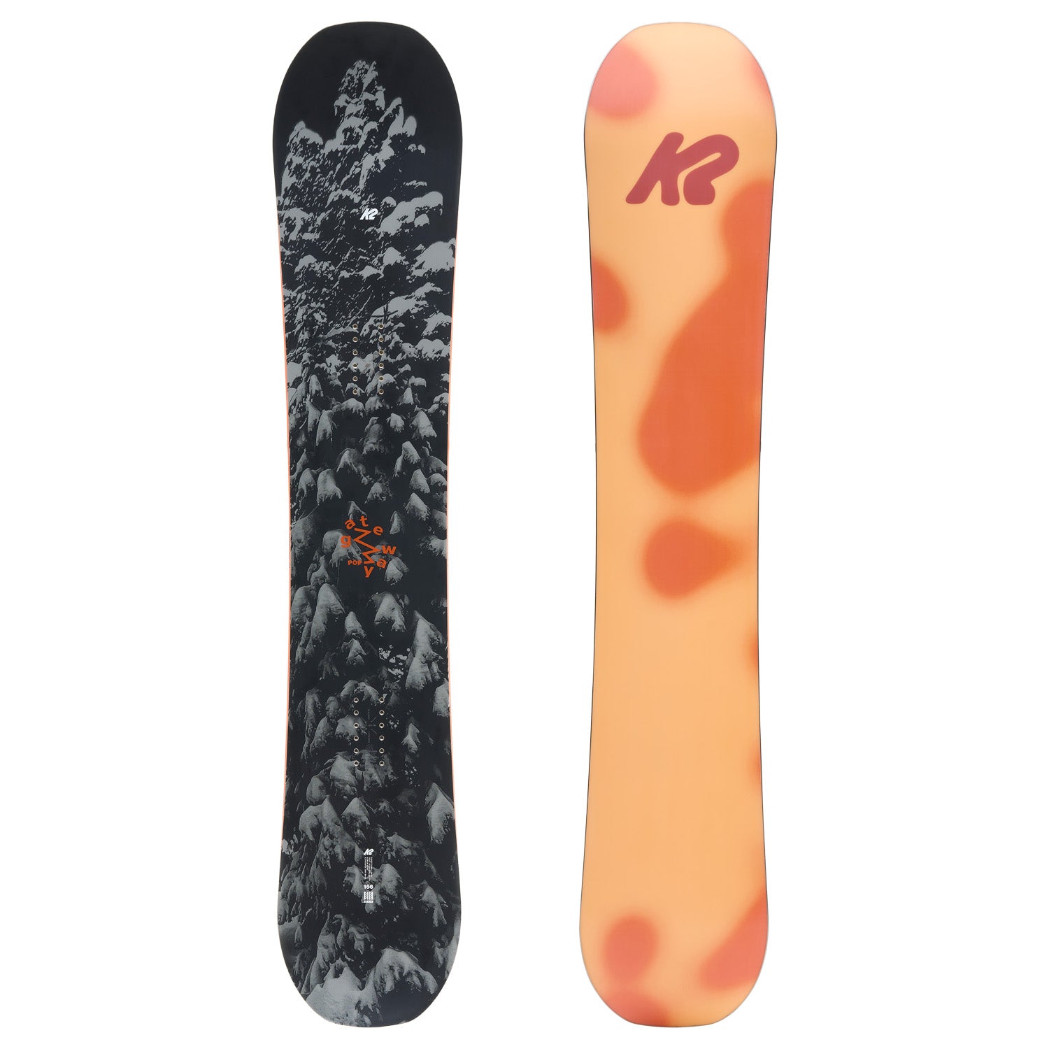 K2 Gateway Pop Snowboard + Formula Snowboard Bindings + Boundary