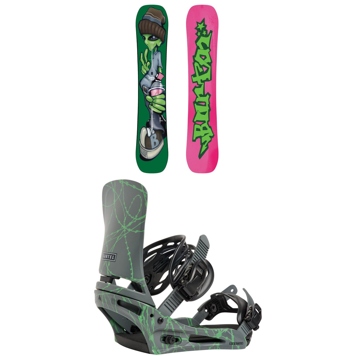 Burton Good Company Snowboard + Cartel Snowboard Bindings 2027