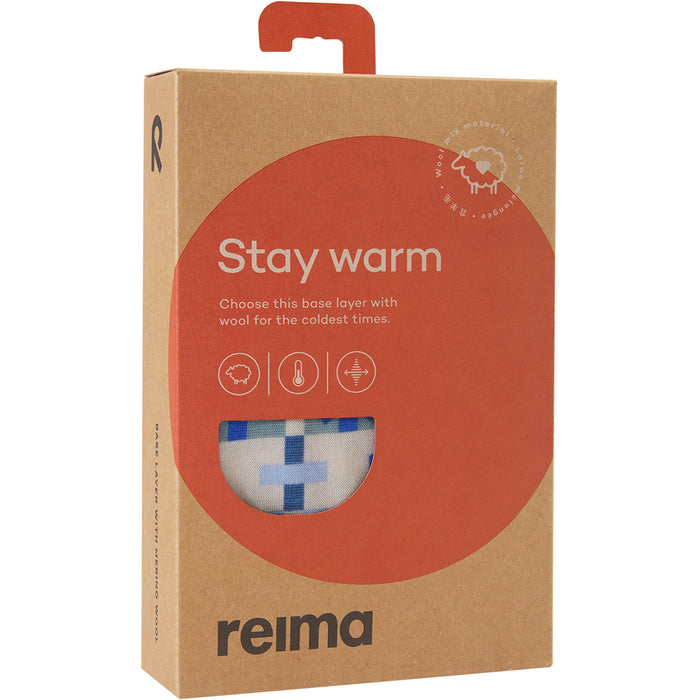 Reima Taitoa Wool Base Layer Set - Kids' Birch Beige