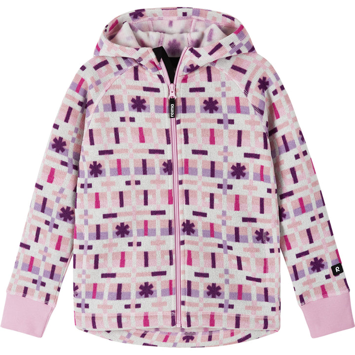 Reima Northern Fleece Hoodie - Kids' Grey Pink
