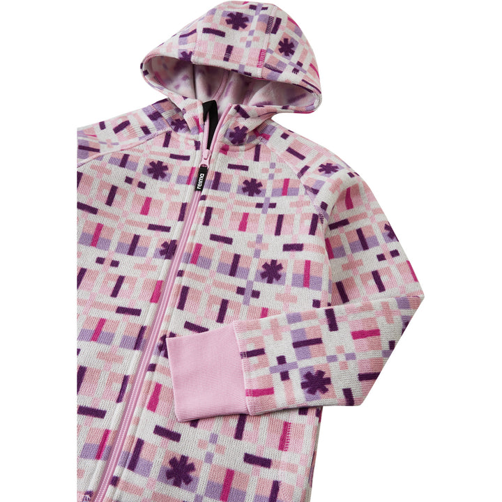 Reima Northern Fleece Hoodie - Kids' Grey Pink