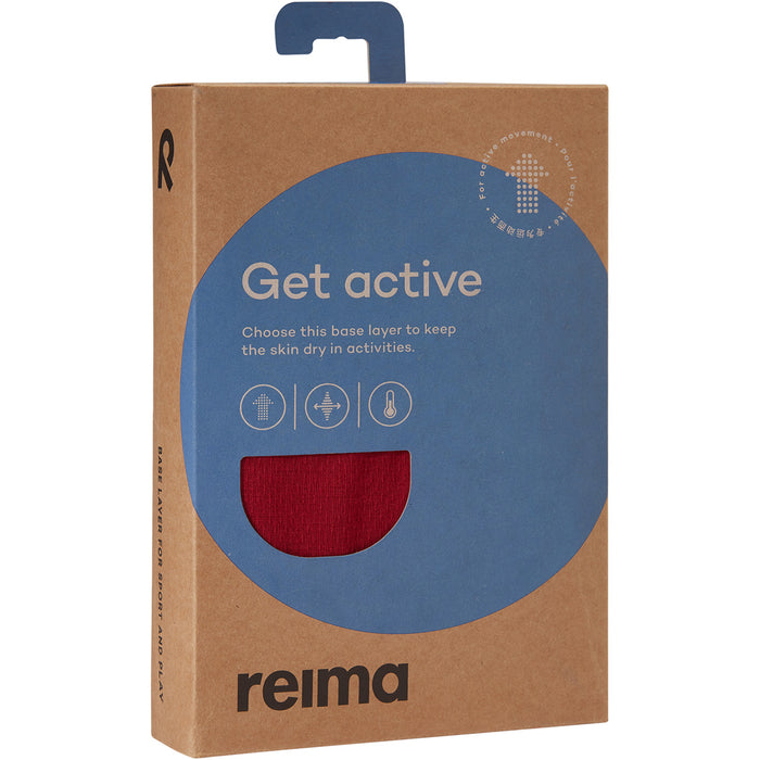 Reima Lani Thermal Base Layer Set - Kids' Cranberry