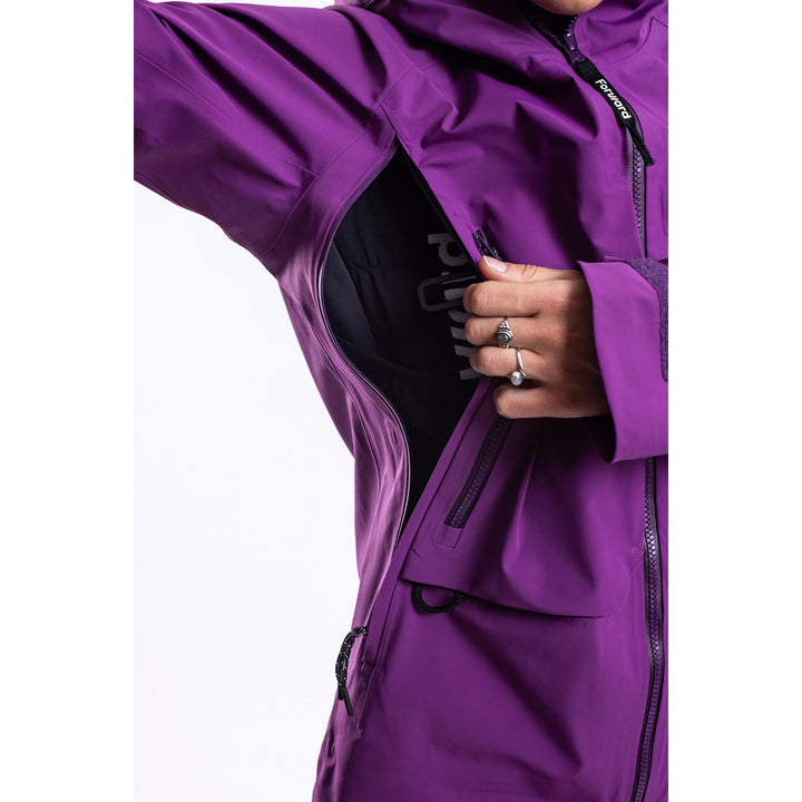 Forward Outdoor Apparel Co. Manifest Tour Shell Jacket - Women's Alpine Pansy