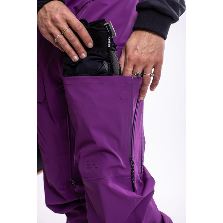 Forward Outdoor Apparel Co. Manifest Tour Shell Bibs - Women's Alpine Pansy