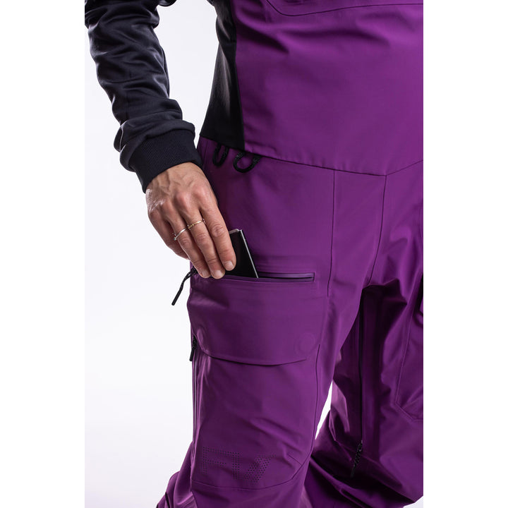 Forward Outdoor Apparel Co. Manifest Tour Shell Bibs - Women's Alpine Pansy