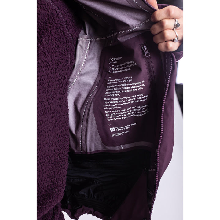 Forward Outdoor Apparel Co. Catalyst Shell Jacket - Women's Violet Crest