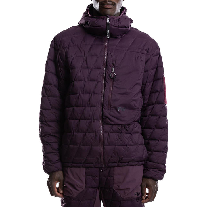 Forward Outdoor Apparel Co. Catalyst Primaloft Hoodie - Unisex Violet Crest