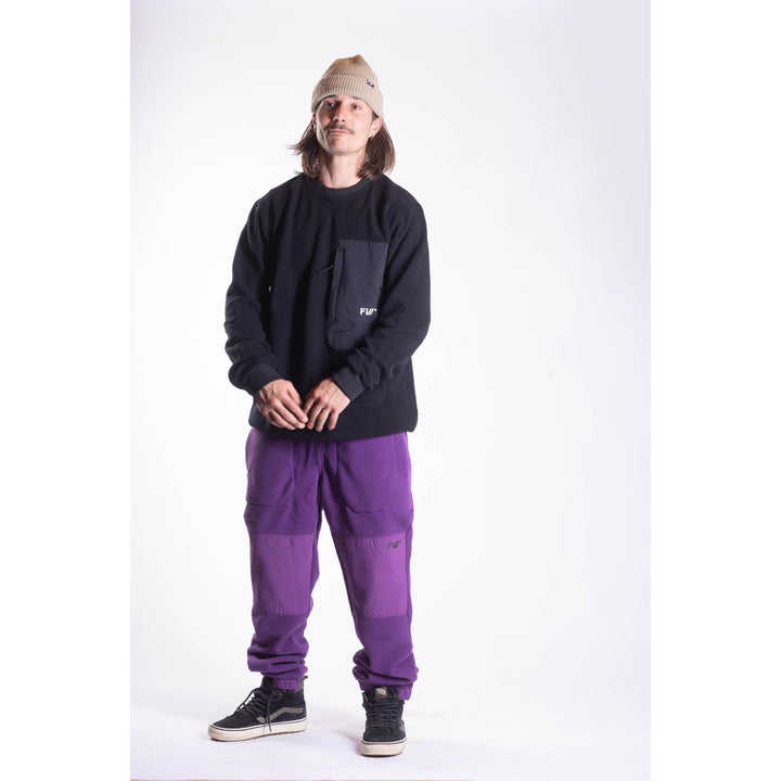Forward Outdoor Apparel Co. Sherpa Fleece Crew - Men's Jet Black