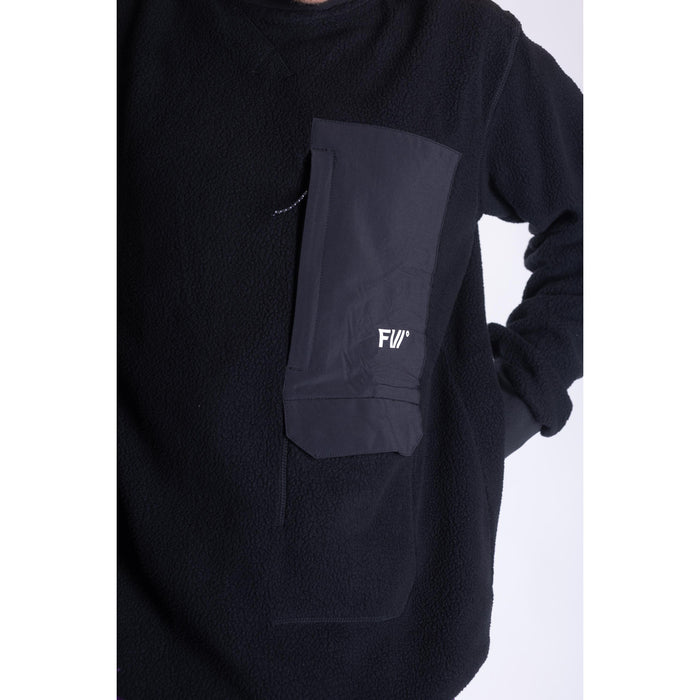 Forward Outdoor Apparel Co. Sherpa Fleece Crew - Men's Jet Black