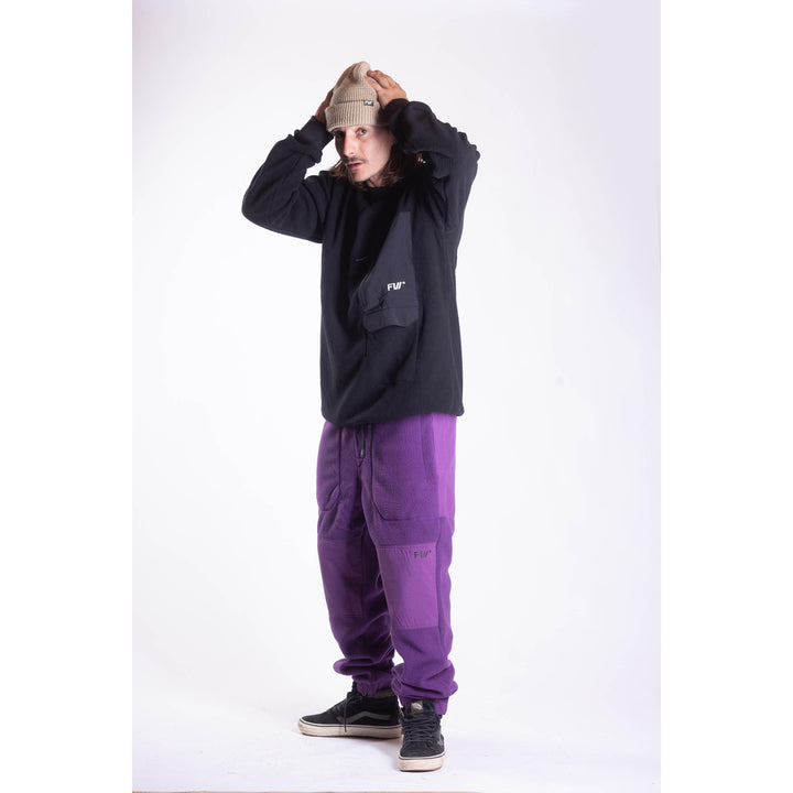 Forward Outdoor Apparel Co. Sherpa Fleece Crew - Men's Jet Black