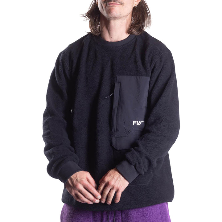 Forward Outdoor Apparel Co. Sherpa Fleece Crew - Men's Jet Black