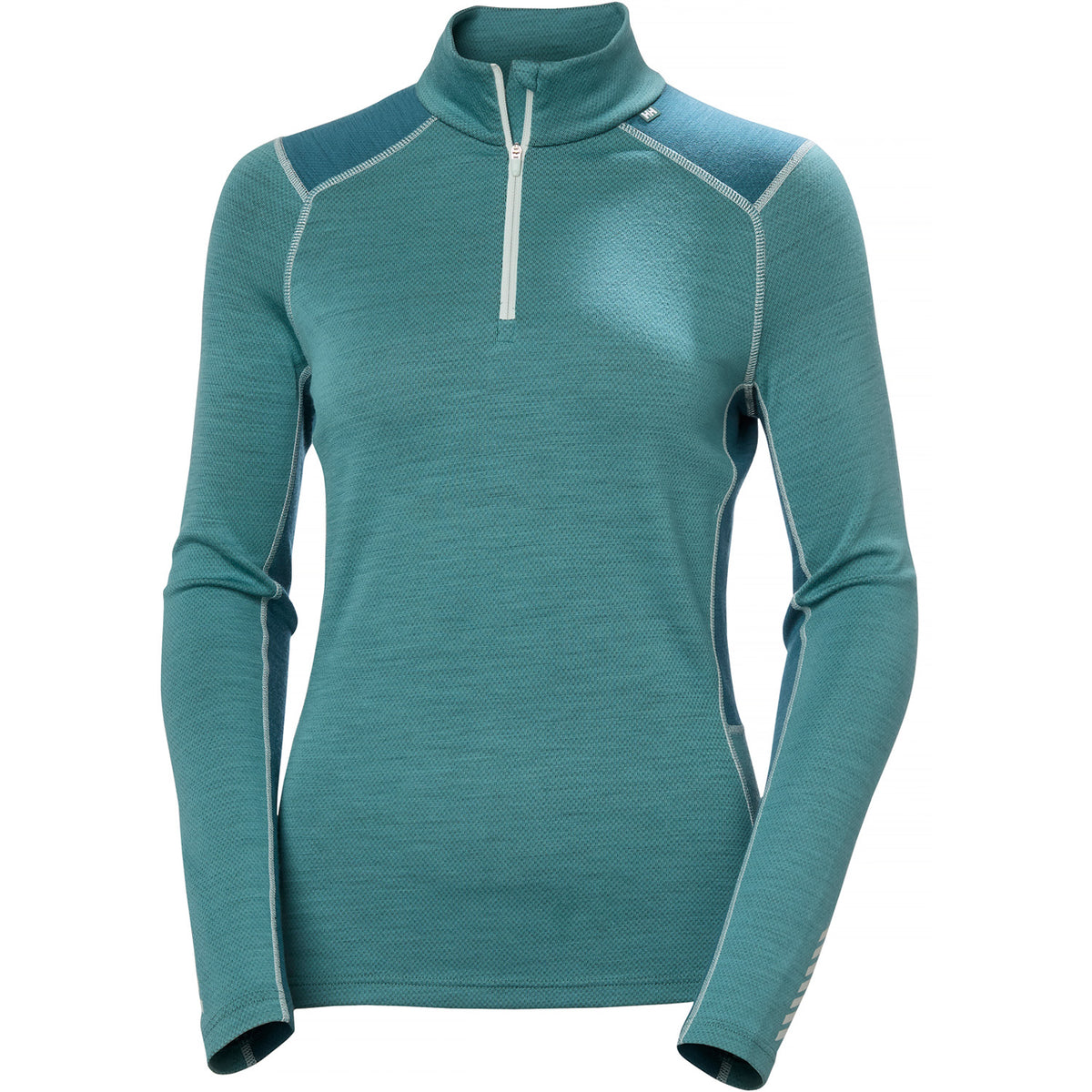 Helly Hansen Lifa Merino Midweight 1/2 Zip Baselayer Top - Women's Opal Green