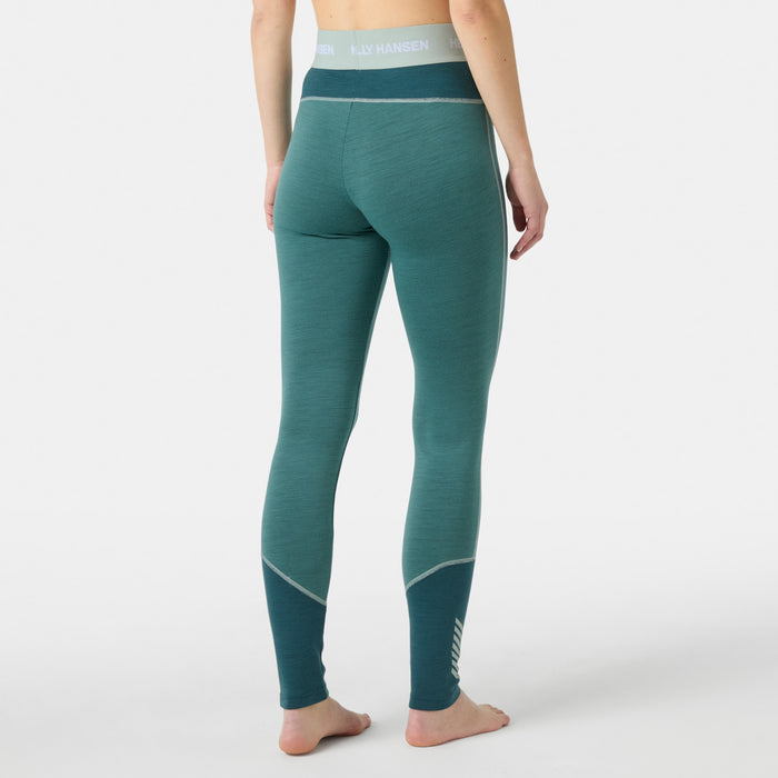 Helly Hansen Lifa Merino Midweight Baselayer Pants - Women's Opal Green