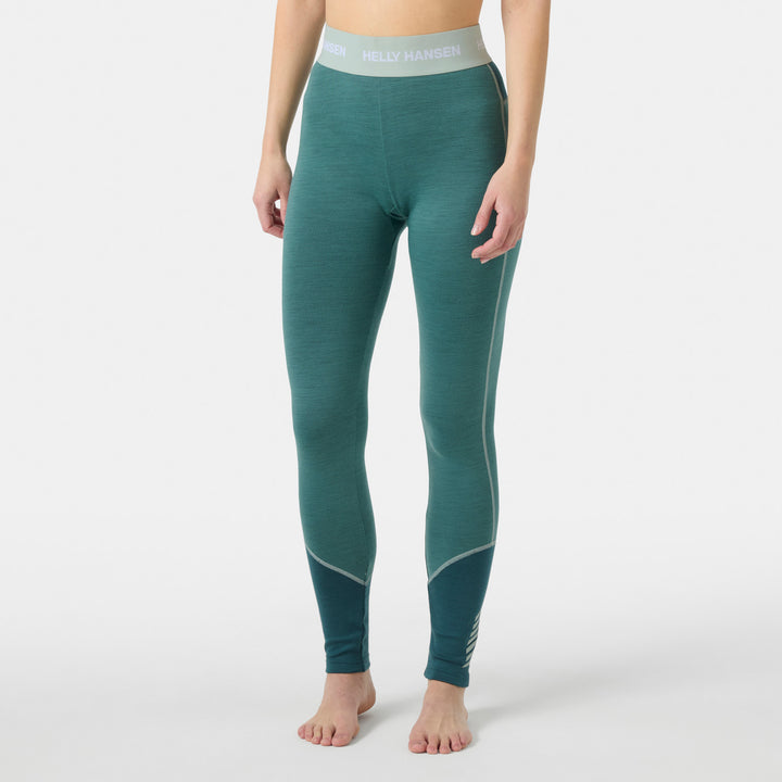 Helly Hansen Lifa Merino Midweight Baselayer Pants - Women's Opal Green