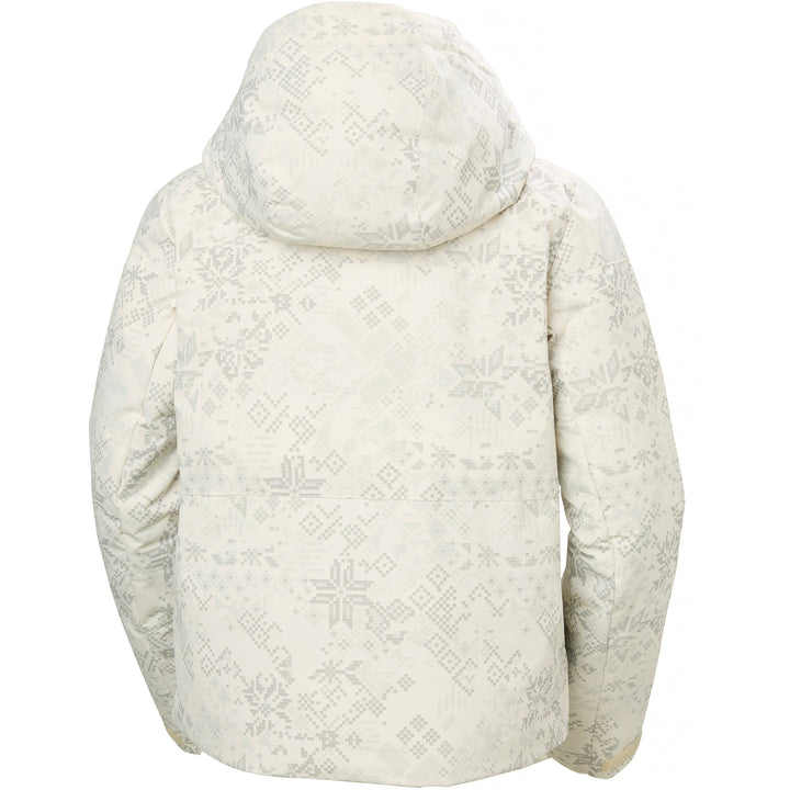 Helly Hansen Nora Short Puffy Jacket - Women's Cream New Nordic AOP