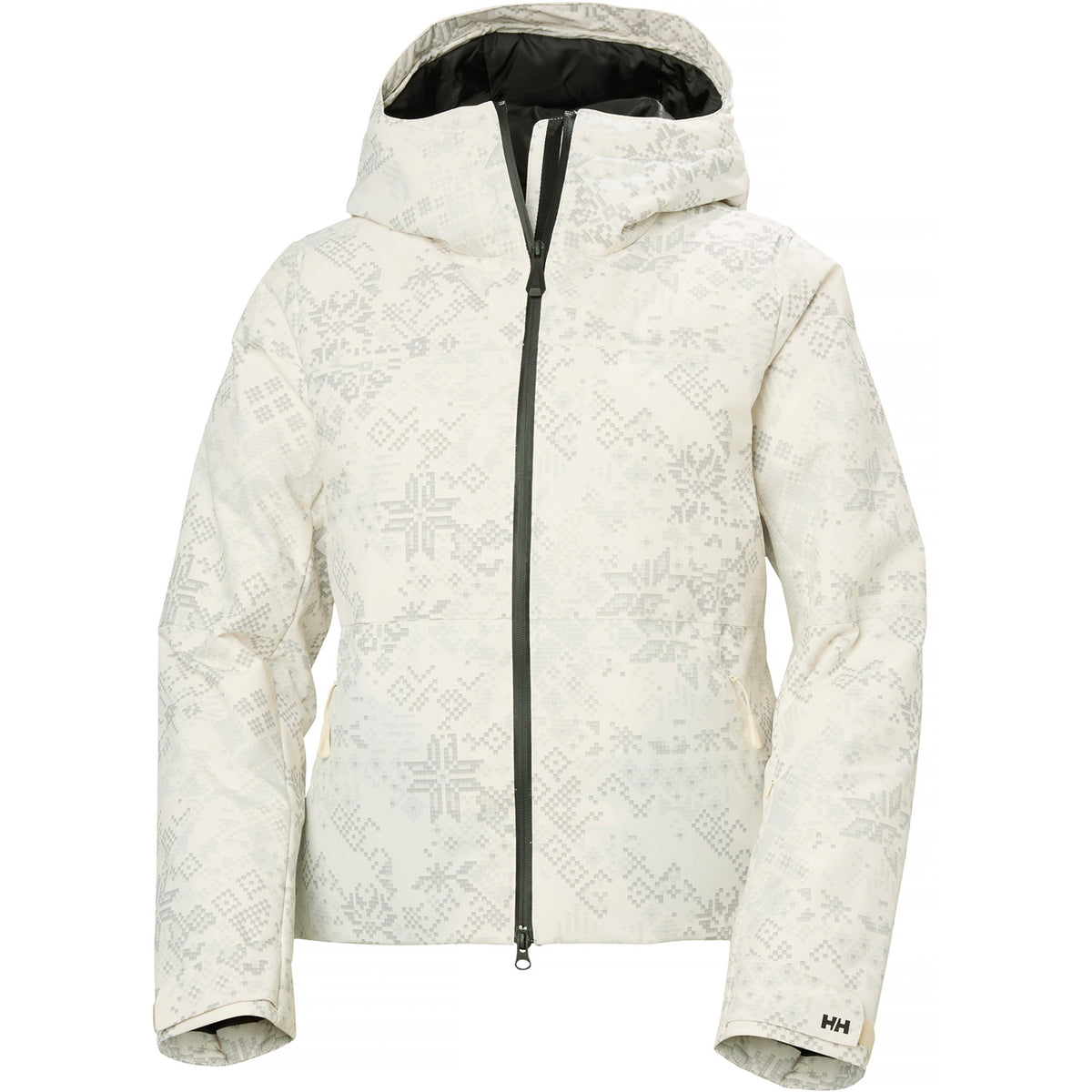 Helly Hansen Nora Short Puffy Jacket - Women's Cream New Nordic AOP