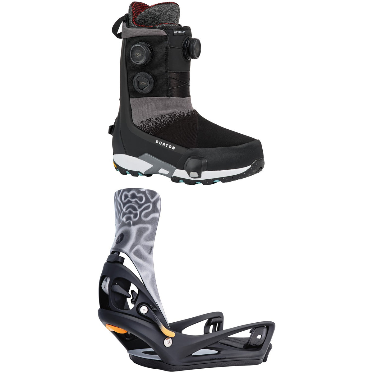 Burton Highshot X Pro Step On Wide Snowboard Boots + Step On X Snowboard Bindings 2027