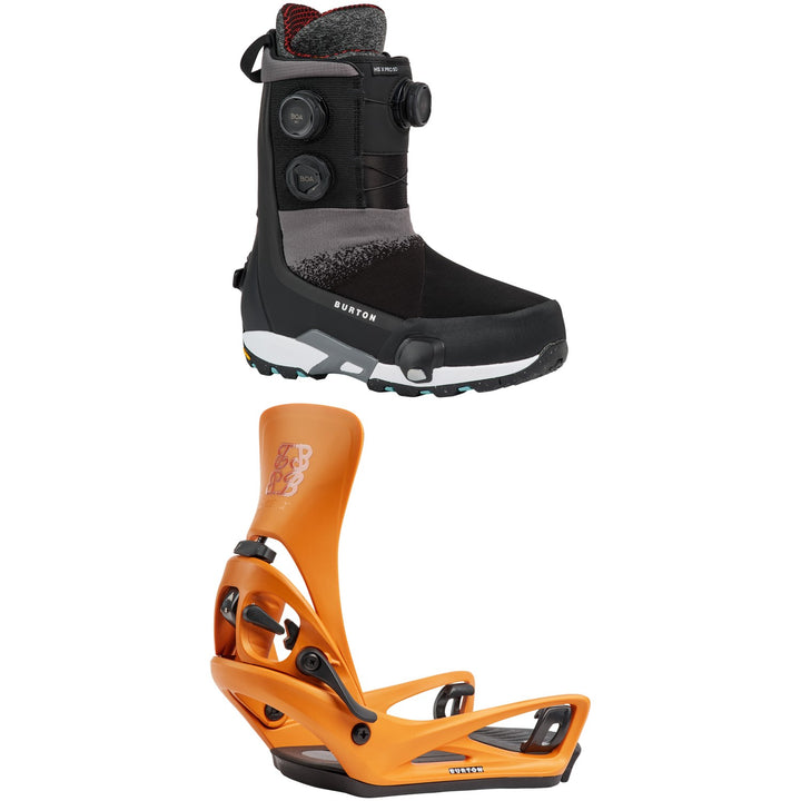 Burton Highshot X Pro Step On Wide Snowboard Boots + Step On Cartel X Snowboard Bindings 2027