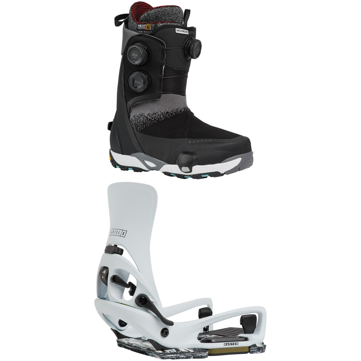 Burton Waverange X Pro Step On Snowboard Boots + Step On Cartel X EST Snowboard Bindings 2027
