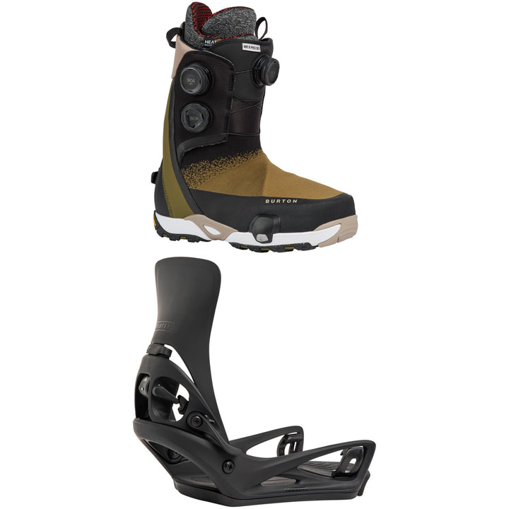 Burton Waverange X Pro Step On Snowboard Boots + Step On Cartel X Snowboard Bindings 2027