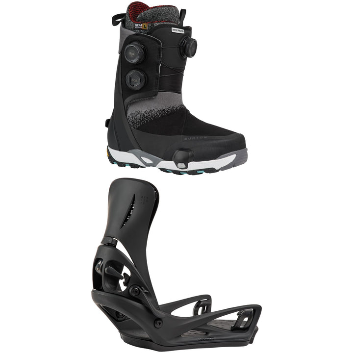 Burton Waverange X Pro Step On Wide Snowboard Boots + Step On Genesis Snowboard Bindings 2027
