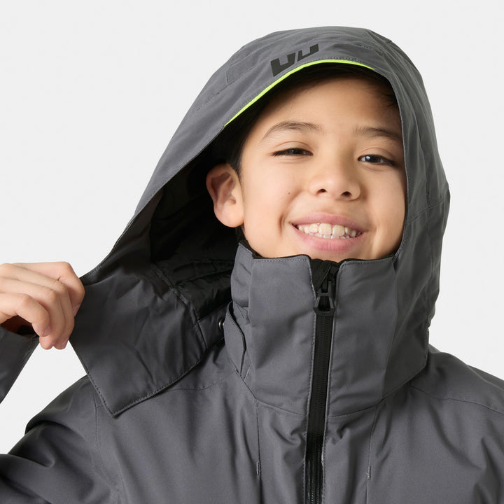 Helly Hansen Alpha Jacket - Kids' Thunder Grey