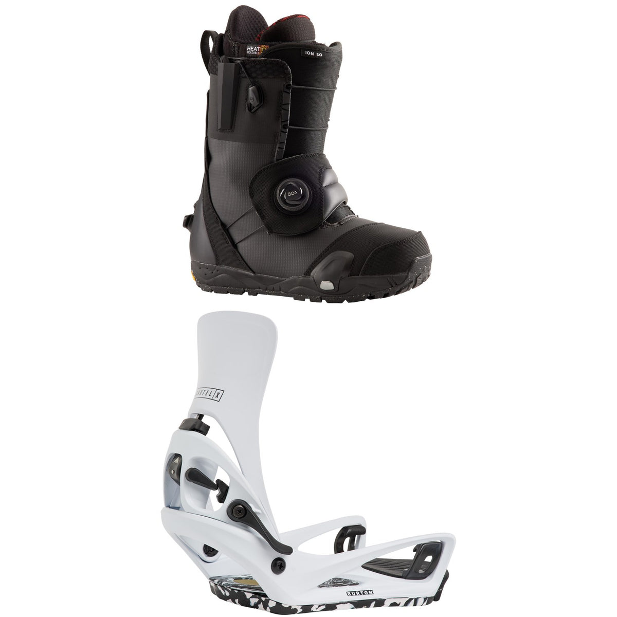 Burton Ion Step On Snowboard Boots + Step On Cartel X Snowboard Bindings 2027