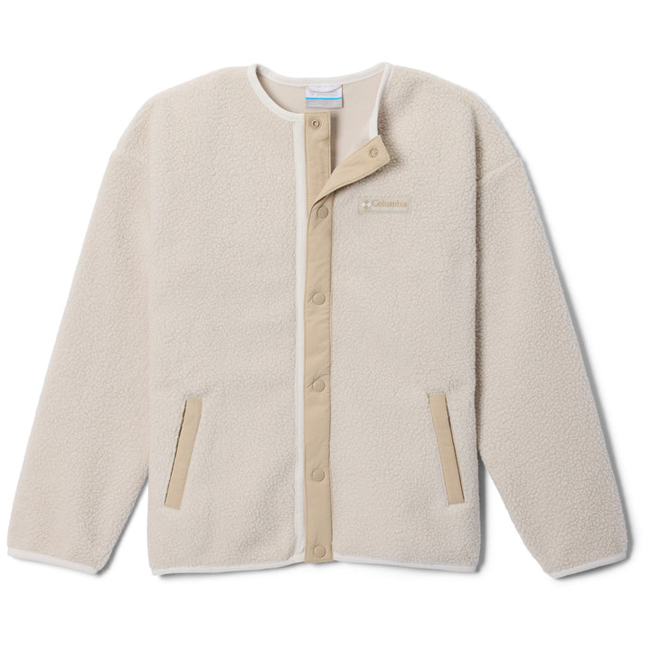 Columbia Helvetia™ Full Snap Fleece - Kids' Dark Stone/Ancient Fossil