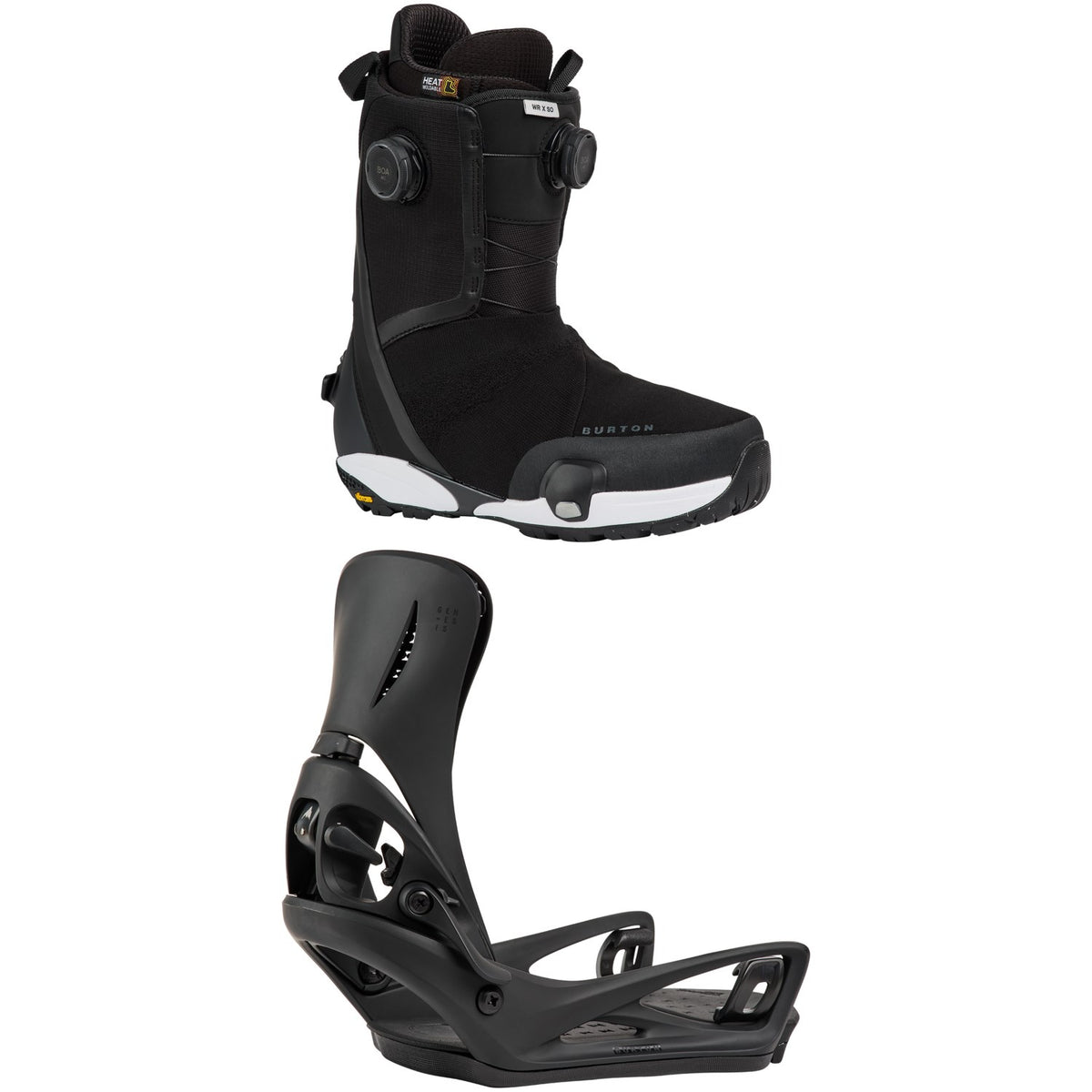 Burton Waverange X Step On Wide Snowboard Boots + Step On Genesis Snowboard Bindings 2027