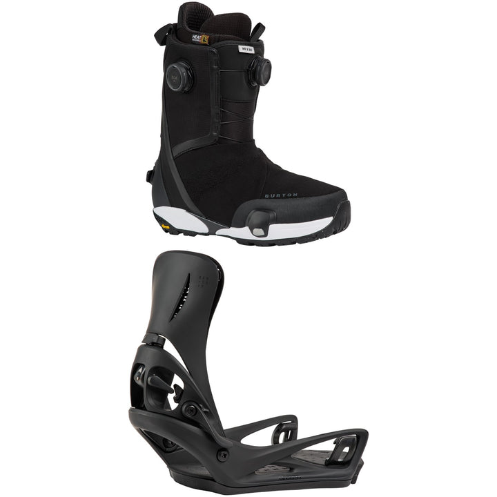 Burton Waverange X Step On Wide Snowboard Boots + Step On Genesis Snowboard Bindings 2027