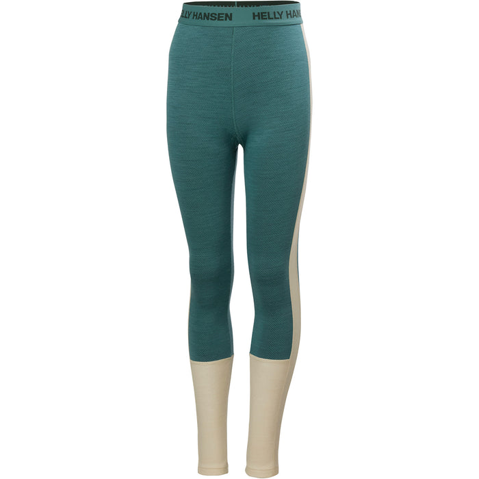 Helly Hansen Lifa Merino Midweight Baselayer Set - Kids' Opal Green