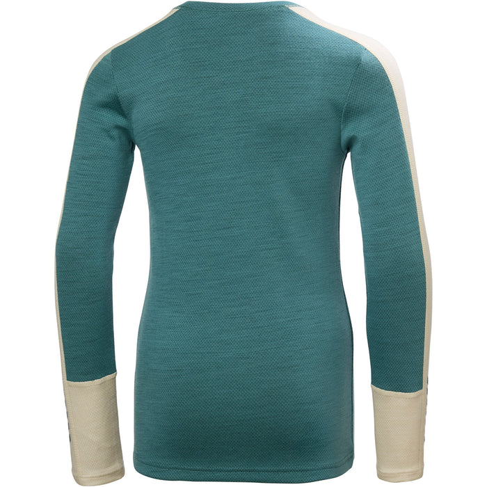Helly Hansen Lifa Merino Midweight Baselayer Set - Kids' Opal Green