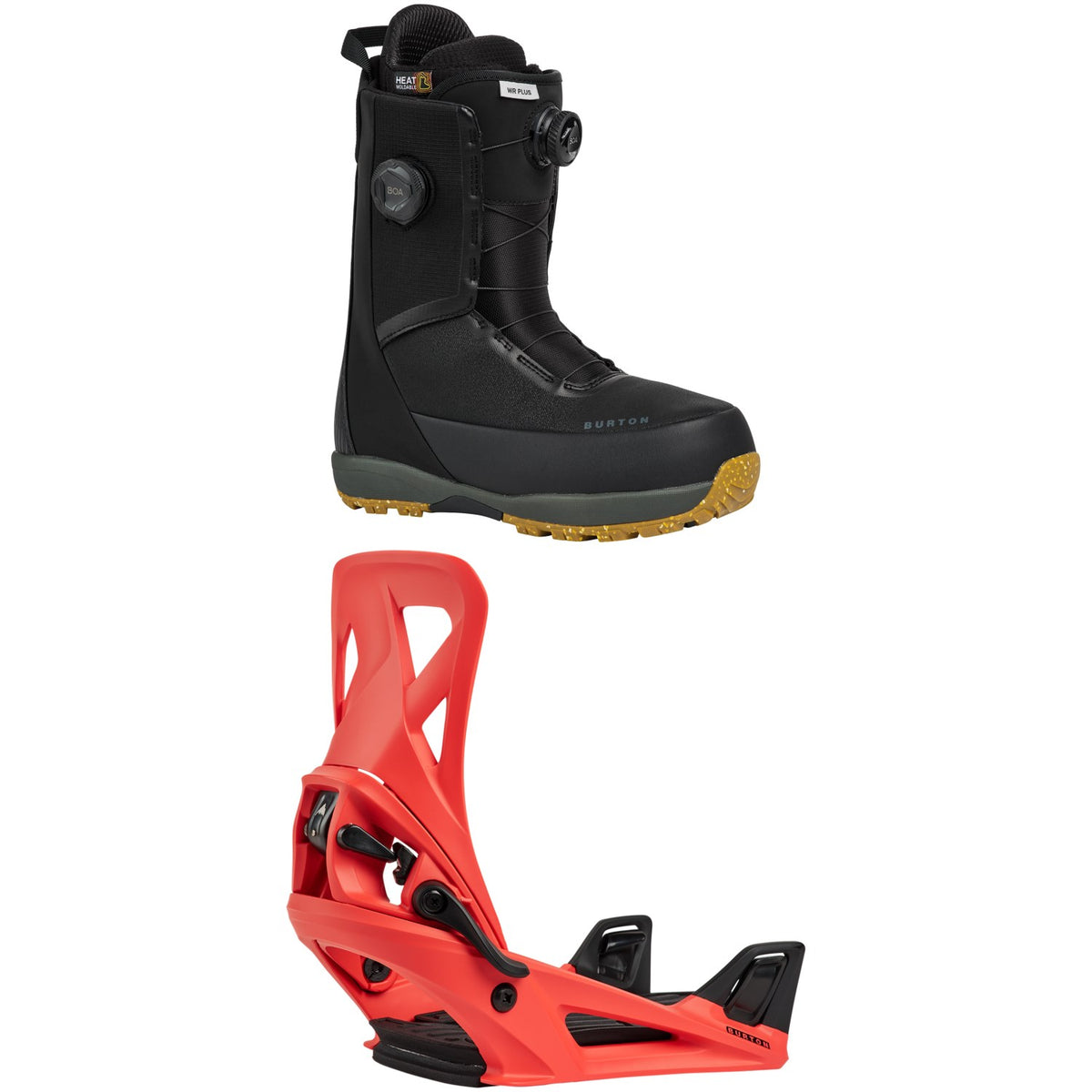 Burton Waverange Plus Wide Snowboard Boots + Step On Snowboard Bindings 2027