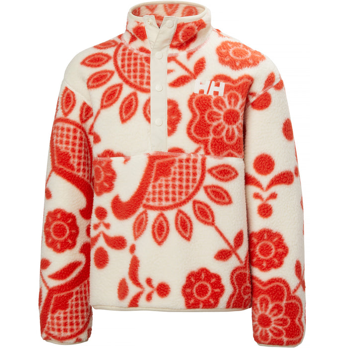Helly Hansen Frosty Pile Sweater - Kids' Alert Red AOP