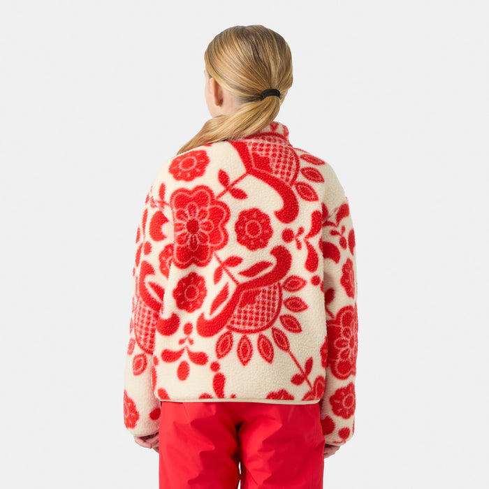 Helly Hansen Frosty Pile Sweater - Kids' Alert Red AOP