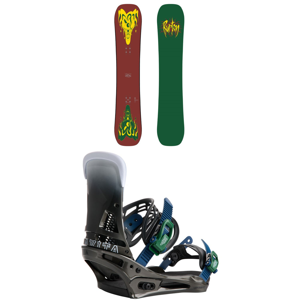 Burton Pretty Good Company Snowboard + Malavita Snowboard Binding 2027