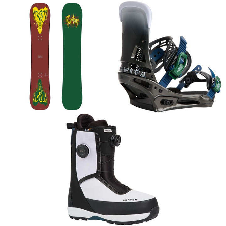 Burton Pretty Good Company Snowboard + Malavita Snowboard Binding + Waverange Plus Snowboard Boots 2027