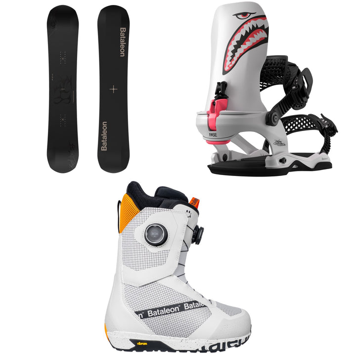 Bataleon Evil Twin+ Snowboard + Blaster Pro AW FASE Snowboard Bindings + Salsa Double Boa Snowboard Boots 2027